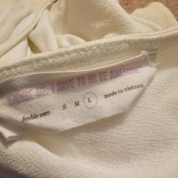 White faux wrap top - Picture 7 of 8